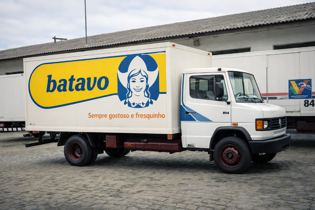 Caminhão Batavo - Início da operação